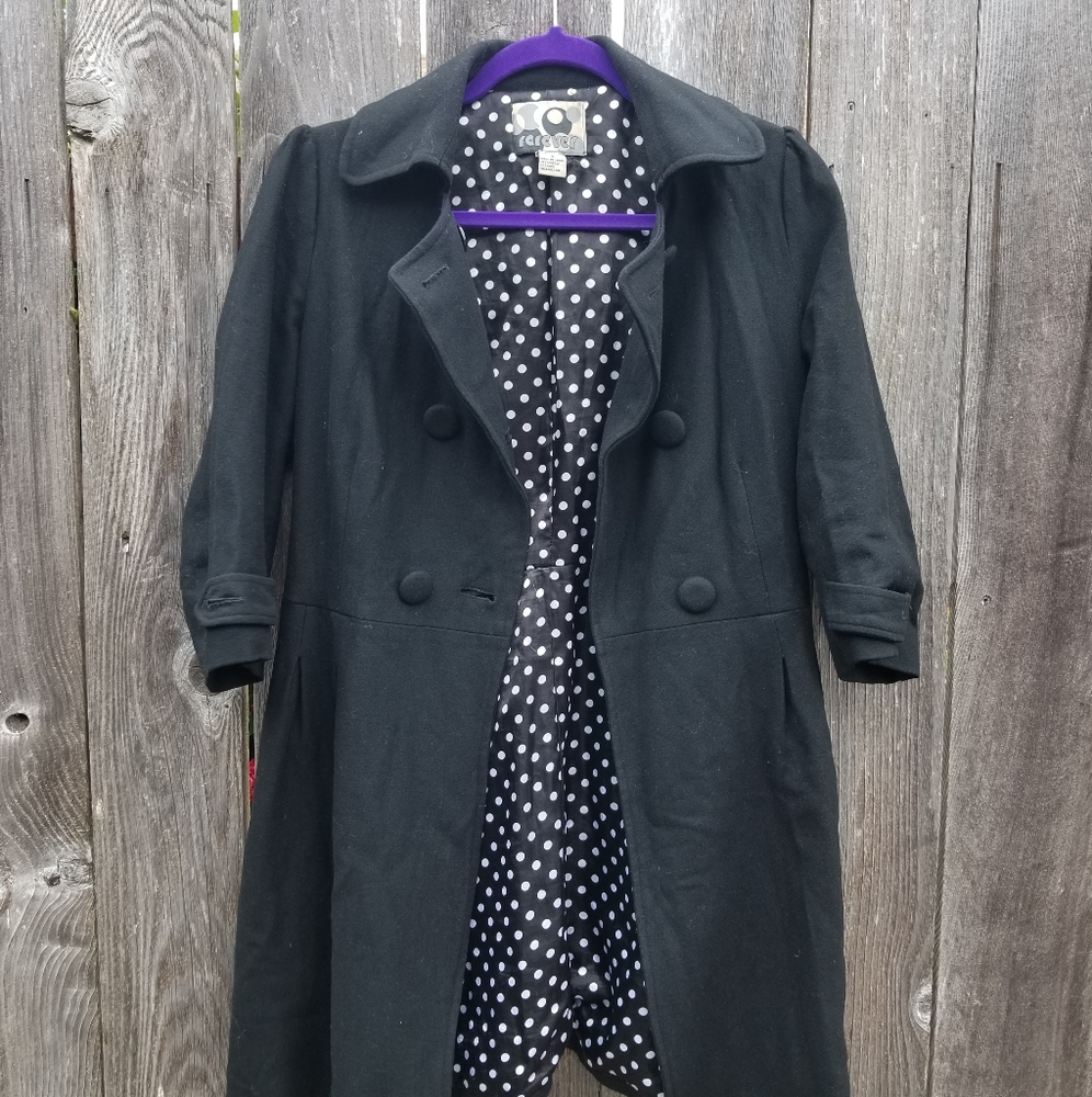 Women's black coat